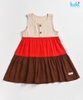 Váy bé gái 3 tầng color block HK518