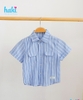 Áo sơ mi cộc tay bé trai