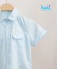 Áo sơ mi cộc tay bé trai
