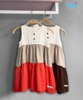 Váy bé gái 3 tầng color block HK504