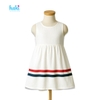 Váy bé gái sát nách, phối đáp 3 màu HK517