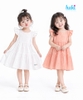 Váy bé gái nhún 3 tầng tay cánh tiên HK514