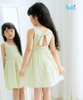 Váy bé gái khoét lưng, nhún eo HK515