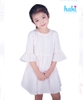 Váy thô phối ren tay xòe