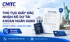 Thủ tục & Chi phí làm Giấy xác nhận số dư tài khoản tại ngân hàng