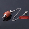 Con lắc cảm xạ Jasper ngọc bích đỏ 7 tầng