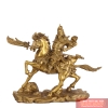 Quan công cưỡi ngựa đồng nguyên chất T 24x9x22cm - 1.75kg