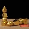 Tháp ngũ hành đồng vàng 15x4 cm - 350g
