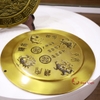 Gương sơn hải trấn tròn đồng đúc nguyên khối 18cm-650g - PVN773