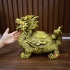 Long quy bát quái ngậm ngũ đế đồng nguyên chất 33x24x29cm - 6.9kg - PVN777
