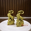 Dê đứng núi đại phát bằng đồng 15x8x5cm - 0.5kg-PVN764