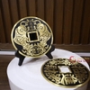 Đồng xu chiêu tài đồng nguyên chất 19cm