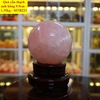 Quả cầu thạch anh hồng tự nhiên ĐK 9.9cm - 1.35kg - MTB223