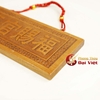 Thẻ Bài Thiên Quan Tứ Phước Gỗ Đào Loại Ngang 8x18x1cm