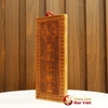 Thẻ Bài Thái Sơn Thạch Cảm Đương Gỗ Đào Loại Đứng - 18x8x1cm