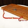 Gương Sơn Hải Trấn Cầu Lồi Gỗ Đào 23x14.5cm