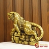 Hổ Đứng Đế Tiền Đồng Nguyên Chất 28.5x8x18cm - 2kg