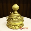 Rắn Cuộn Hũ Vàng Đồng Nguyên Chất 12x15cm - 1kg