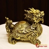 Long Quy Bát Quái Ngậm Ngũ Đế Đồng Nguyên Chất - 15x10x13cm