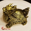 Long Quy Bát Quái Ngậm Ngũ Đế Đồng Nguyên Chất - 15x10x13cm