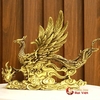Phượng Hoàng Cưỡi Mây Đồng Nguyên Chất 24x18x21cm - 2.15kg