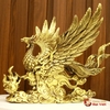Phượng Hoàng Cưỡi Mây Đồng Nguyên Chất 30x24x22cm - 3.65kg