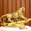 Tượng Hổ Đứng Bệ Đá Đồng Nguyên Chất Kích Thước 35x23x10cm - 2.8kg