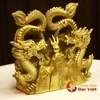Song Long Tam Sơn Đồng Nguyên Chất Kích Thước 15x6.5x14cm - 1.15kg