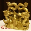 Song Long Tam Sơn Đồng Nguyên Chất Kích Thước 15x6.5x14cm - 1.15kg