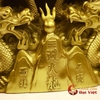 Song Long Tam Sơn Đồng Nguyên Chất Kích Thước 15x6.5x14cm - 1.15kg
