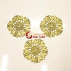 Đồng Ngũ Phúc Lâm Môn Mạ Đồng Kích Thước 7.2cm