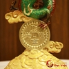 Rồng Xanh Đồng Nguyên Chất Kích Thước 11x8x26cm - 1.2kg