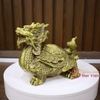 Long quy bát quái ngậm ngũ đế đồng nguyên chất 21x15x18cm - 2.4kg-PVN767