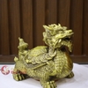 Long quy bát quái ngậm ngũ đế đồng nguyên chất 21x15x18cm - 2.4kg-PVN767