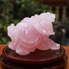 Long quy thạch anh hồng 12.5x8x9.5cm - 1.3kg-MTA299