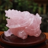 Long quy thạch anh hồng 12.5x8x9.5cm - 1.3kg-MTA299