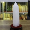 Trụ đá thạch anh trắng đục 20.5x5.5cm-1.1kg-MTA377