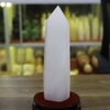 Trụ đá thạch anh trắng đục 20.5x5.5cm-1.1kg-MTA377