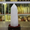 Trụ đá thạch anh trắng đục 19x6.5cm-1.3kg-MTA379