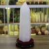 Trụ đá thạch anh trắng đục 28x8cm-2.9kg-MTA383