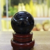 Quả cầu onyx đen Đk 7.6cm - 0.6kg-MTA386