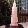 Tháp văn xương thạch anh hồng 9 tầng 23.5x7.5cm-1.2kg-SP001097-1