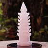 Tháp văn xương thạch anh hồng 7 tầng 20.5x6.5cm -900g-SP001094-1