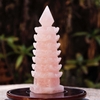 Tháp văn xương thạch anh hồng 7 tầng 18x6.5cm -800g-DPVN192-2