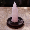 Tháp văn xương thạch anh hồng 7 tầng 21.5x6.5cm -1.05kg-DPVN157