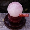 Quả cầu thạch anh hồng phớt 2.2kg-SP001408