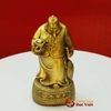 Tượng ông quản gia đồng nguyên chất cao 16.5cm -A