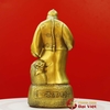 Tượng ông quản gia đồng nguyên chất Việt cao 22cm