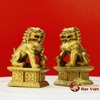 Cặp kỳ lân - nghê bệ đồng nguyên chất - 10x6cm - 750g