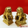 Cặp kỳ lân - nghê bệ đồng nguyên chất - 15x9.5x6cm - 1500g